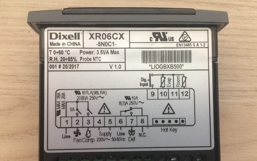Bộ điều khiển nhiệt độ DIXELL – XR06CX-5N0C1